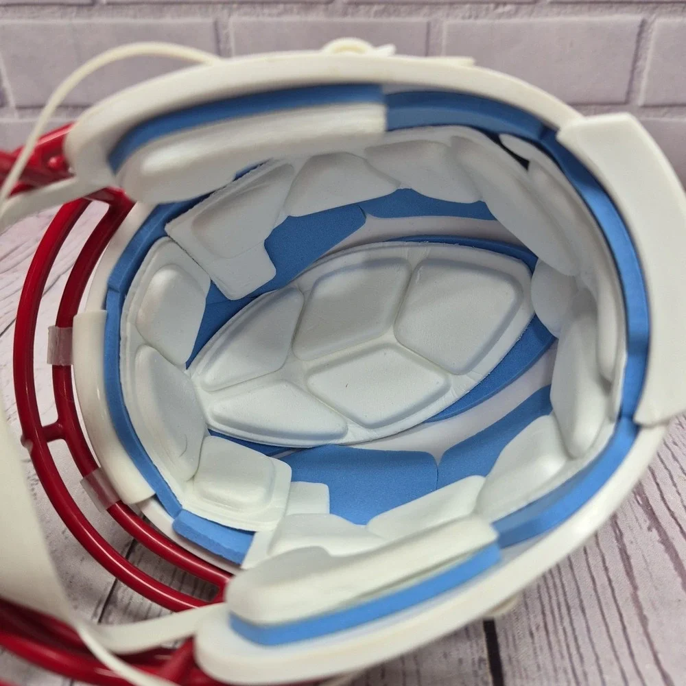 North Carolina NC State Wolfpack Mini Helmet~ Schutt~Face‎ Guard~Chin Strap